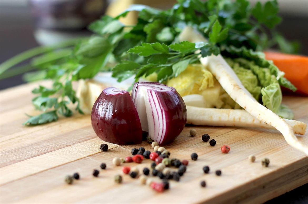Food selected by a nutritionist