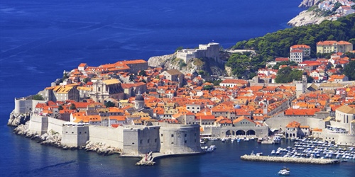 Dubrovnik is a Croatian city on the Adriatic Sea, in the region of Dalmatia. It is one of the most prominent tourist destinations in the Mediterranean