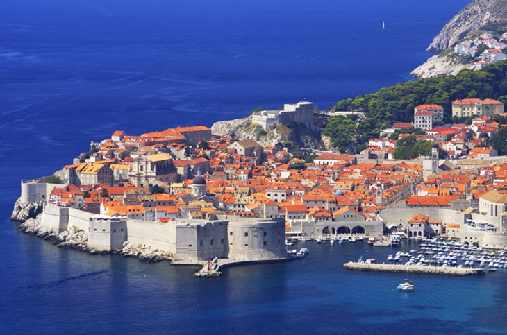 Dubrovnik is a Croatian city on the Adriatic Sea, in the region of Dalmatia. It is one of the most prominent tourist destinations in the Mediterranean