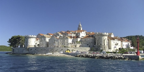 Korčula is an island in the Adriatic Sea, in the Dubrovnik-Neretva County of Croatia