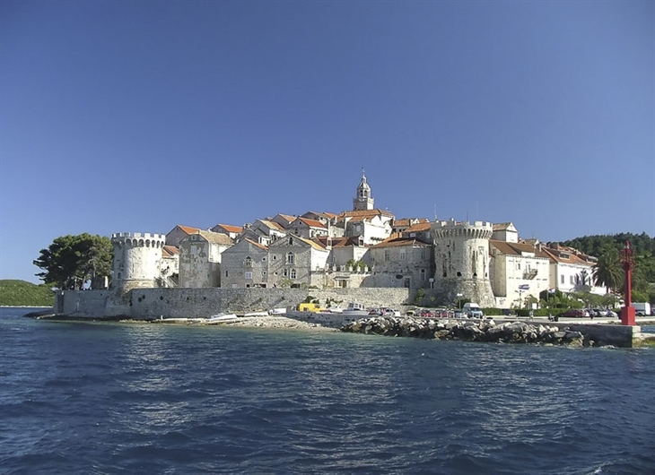 Korčula is an island in the Adriatic Sea, in the Dubrovnik-Neretva County of Croatia